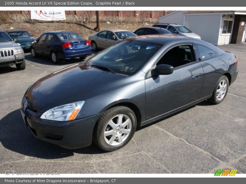Graphite Pearl / Black 2005 Honda Accord LX V6 Special Edition Coupe