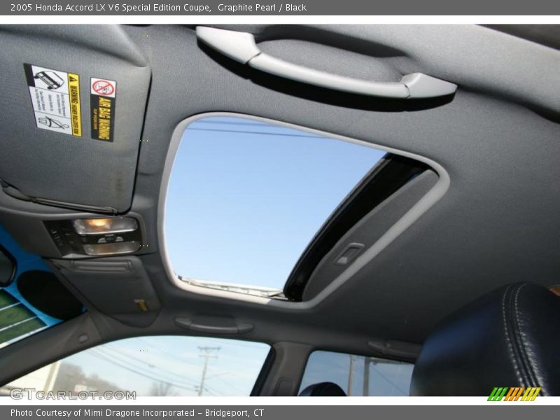 Graphite Pearl / Black 2005 Honda Accord LX V6 Special Edition Coupe
