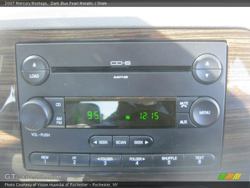Dark Blue Pearl Metallic / Shale 2007 Mercury Montego