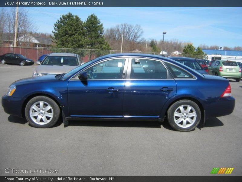 Dark Blue Pearl Metallic / Shale 2007 Mercury Montego