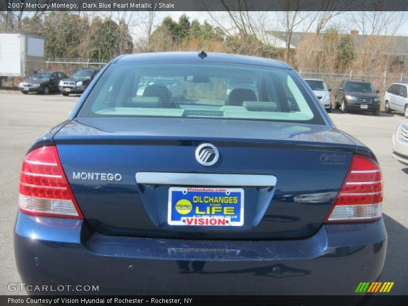 Dark Blue Pearl Metallic / Shale 2007 Mercury Montego