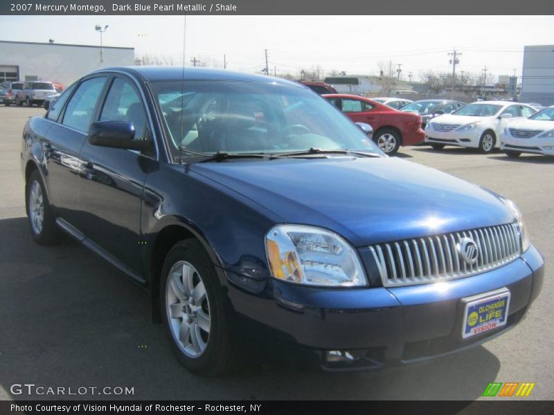 Dark Blue Pearl Metallic / Shale 2007 Mercury Montego