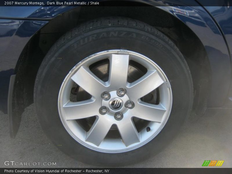 Dark Blue Pearl Metallic / Shale 2007 Mercury Montego