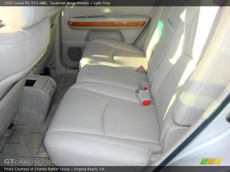 Savannah Beige Metallic / Light Gray 2007 Lexus RX 350 AWD