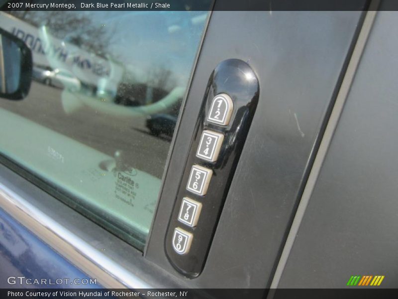 Dark Blue Pearl Metallic / Shale 2007 Mercury Montego