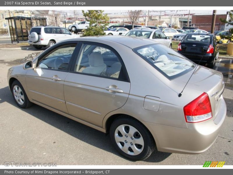 Sand Beige / Beige 2007 Kia Spectra EX Sedan