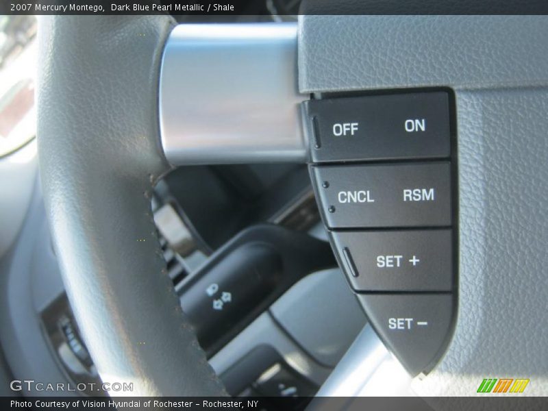 Dark Blue Pearl Metallic / Shale 2007 Mercury Montego