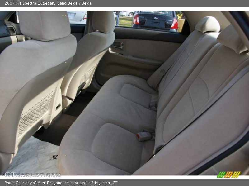 Sand Beige / Beige 2007 Kia Spectra EX Sedan