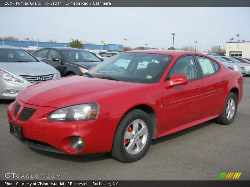 Crimson Red / Cashmere 2007 Pontiac Grand Prix Sedan