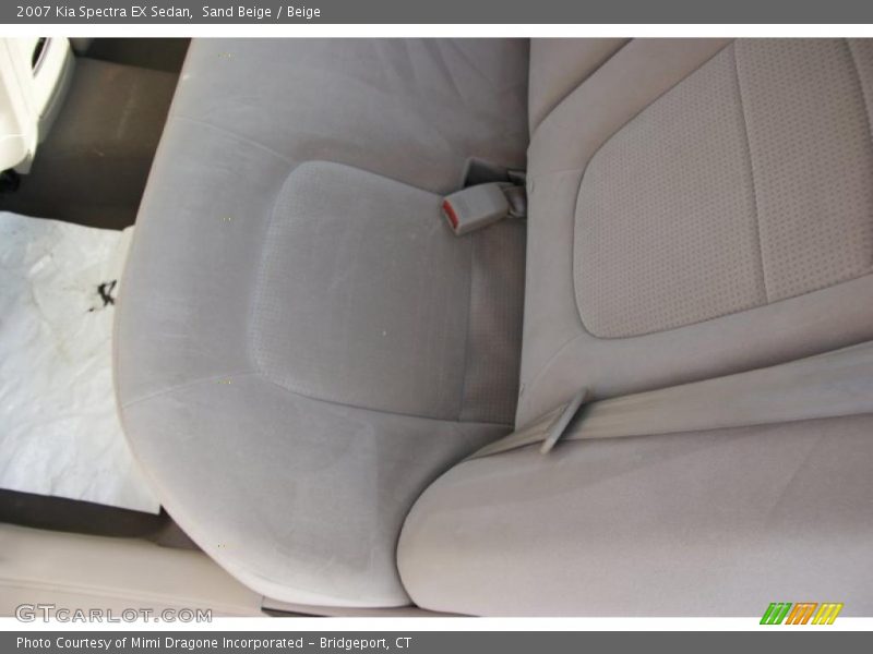 Sand Beige / Beige 2007 Kia Spectra EX Sedan