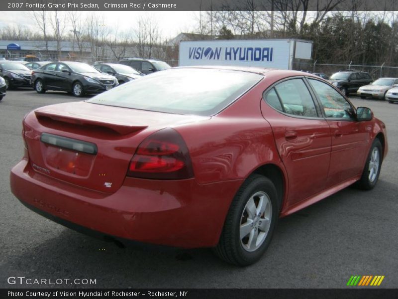 Crimson Red / Cashmere 2007 Pontiac Grand Prix Sedan