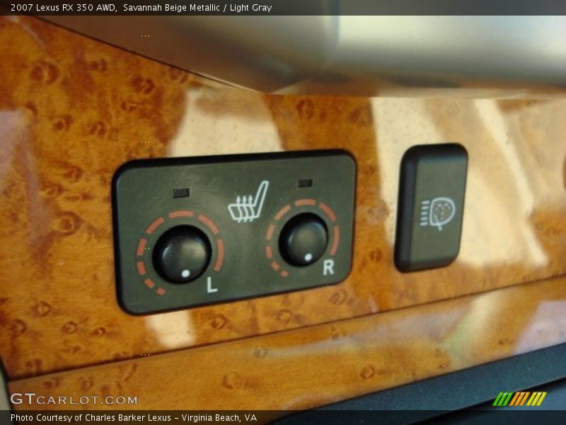 Savannah Beige Metallic / Light Gray 2007 Lexus RX 350 AWD