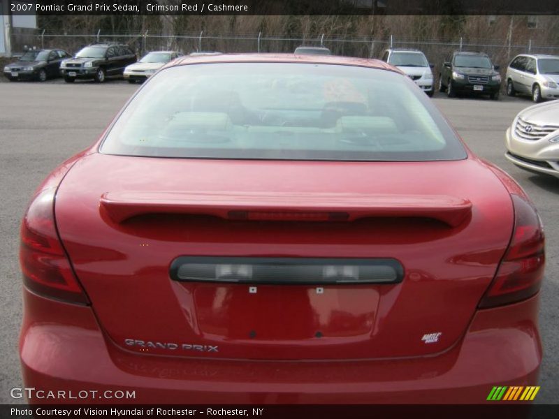 Crimson Red / Cashmere 2007 Pontiac Grand Prix Sedan