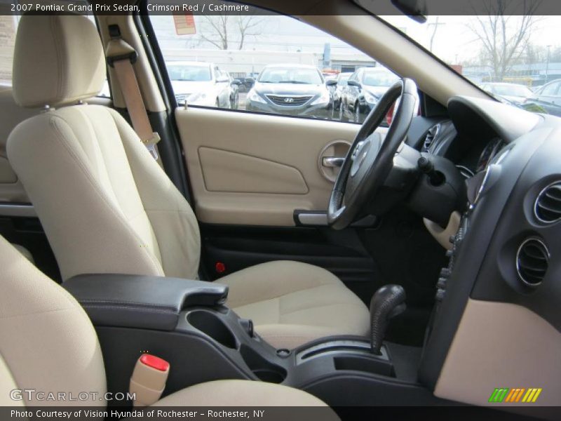 Crimson Red / Cashmere 2007 Pontiac Grand Prix Sedan