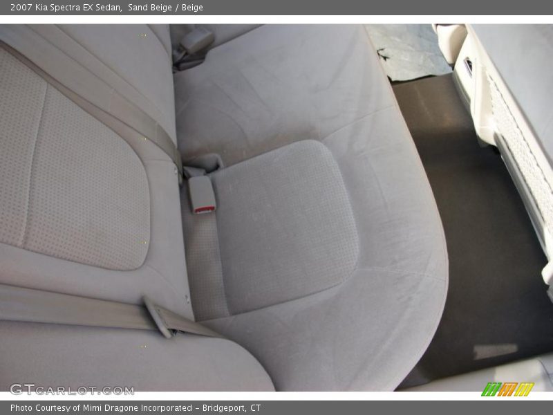 Sand Beige / Beige 2007 Kia Spectra EX Sedan