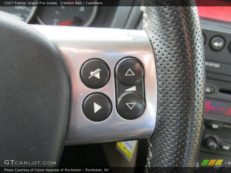 Crimson Red / Cashmere 2007 Pontiac Grand Prix Sedan