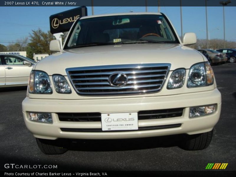 Crystal White / Ivory 2007 Lexus LX 470