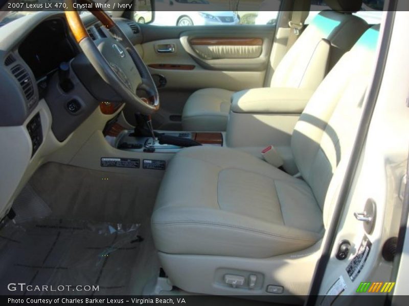 Crystal White / Ivory 2007 Lexus LX 470