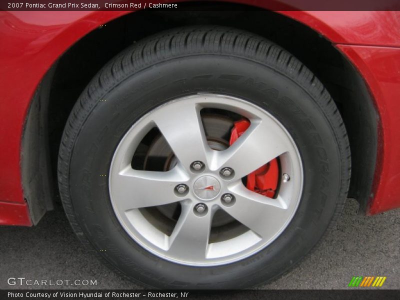 Crimson Red / Cashmere 2007 Pontiac Grand Prix Sedan