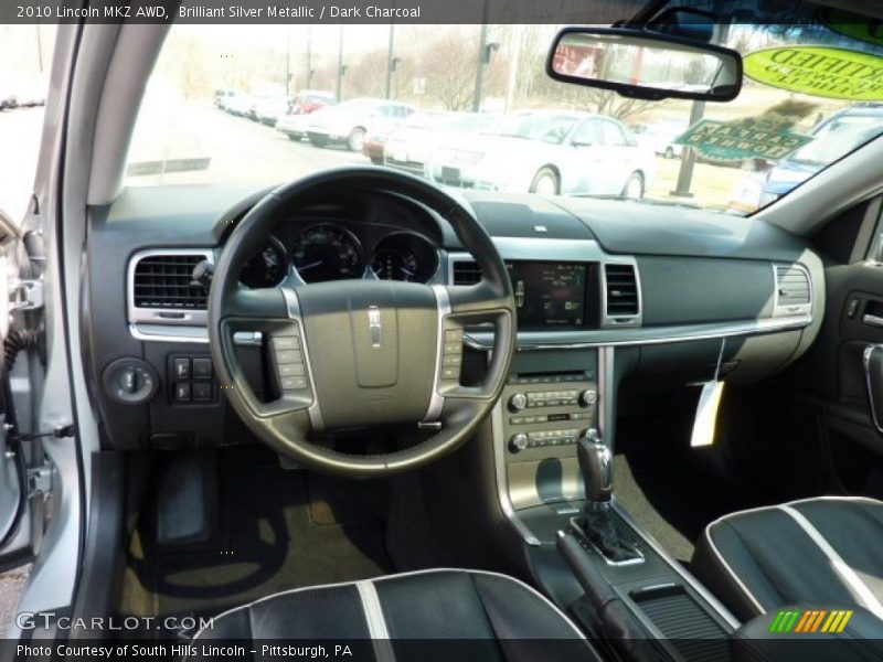 Brilliant Silver Metallic / Dark Charcoal 2010 Lincoln MKZ AWD