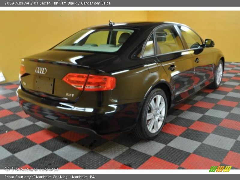 Brilliant Black / Cardamom Beige 2009 Audi A4 2.0T Sedan