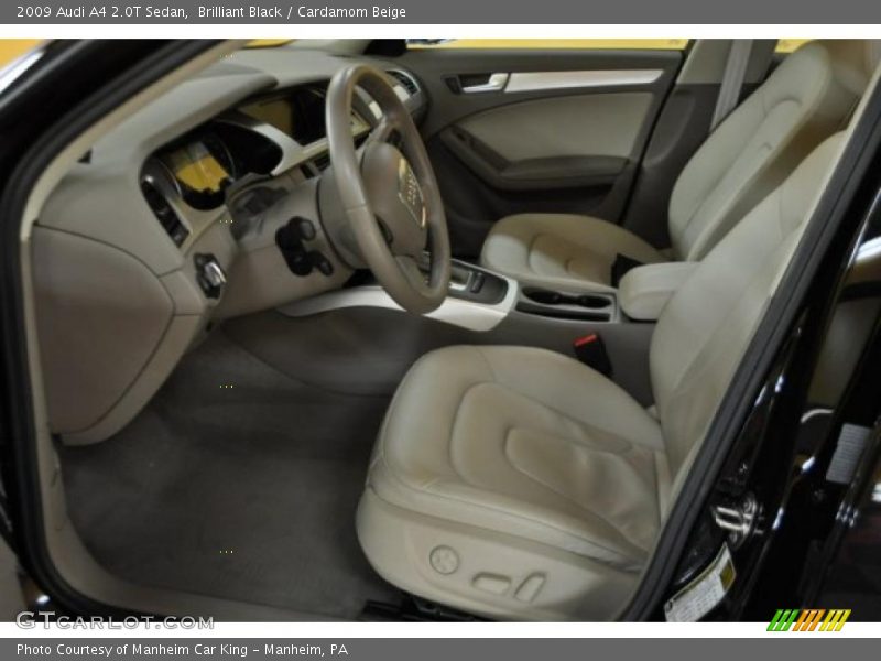  2009 A4 2.0T Sedan Cardamom Beige Interior