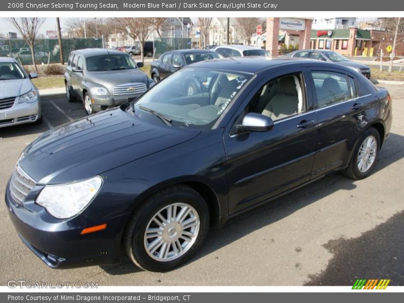 Modern Blue Pearl / Dark Slate Gray/Light Slate Gray 2008 Chrysler Sebring Touring Sedan
