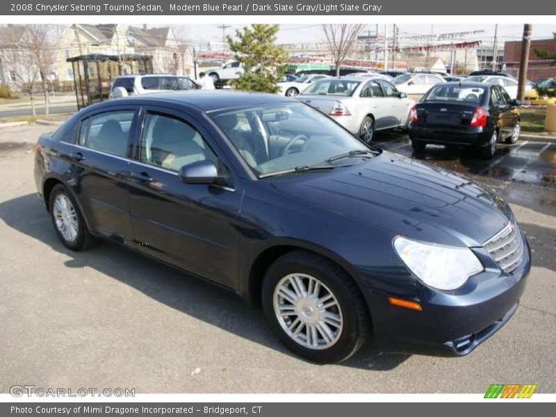 Modern Blue Pearl / Dark Slate Gray/Light Slate Gray 2008 Chrysler Sebring Touring Sedan
