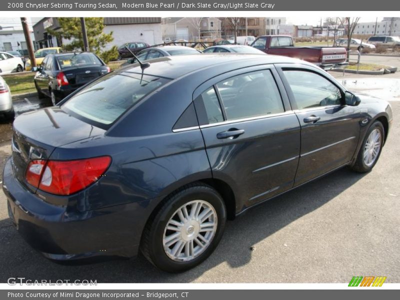 Modern Blue Pearl / Dark Slate Gray/Light Slate Gray 2008 Chrysler Sebring Touring Sedan