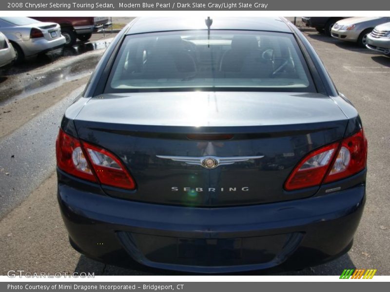 Modern Blue Pearl / Dark Slate Gray/Light Slate Gray 2008 Chrysler Sebring Touring Sedan