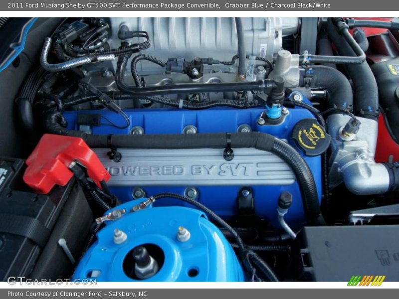  2011 Mustang Shelby GT500 SVT Performance Package Convertible Engine - 5.4 Liter SVT Supercharged DOHC 32-Valve V8