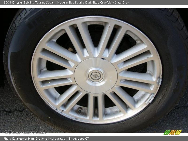 Modern Blue Pearl / Dark Slate Gray/Light Slate Gray 2008 Chrysler Sebring Touring Sedan