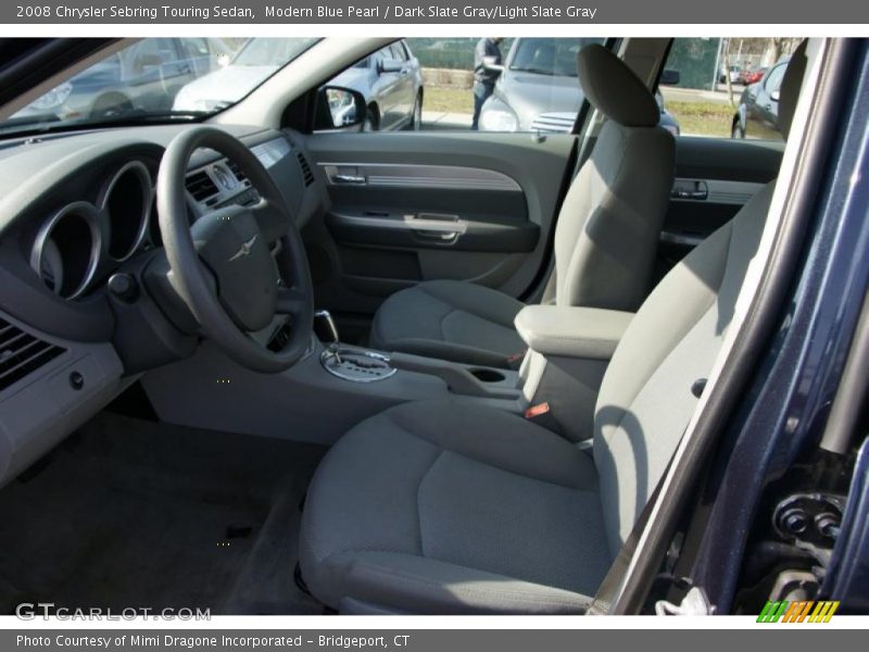 Modern Blue Pearl / Dark Slate Gray/Light Slate Gray 2008 Chrysler Sebring Touring Sedan