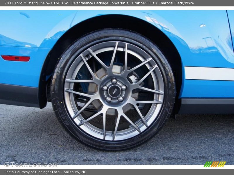  2011 Mustang Shelby GT500 SVT Performance Package Convertible Wheel