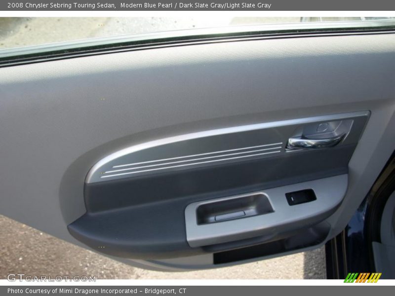 Modern Blue Pearl / Dark Slate Gray/Light Slate Gray 2008 Chrysler Sebring Touring Sedan