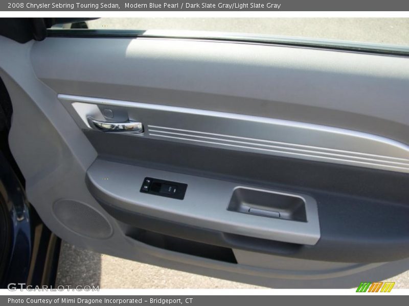 Modern Blue Pearl / Dark Slate Gray/Light Slate Gray 2008 Chrysler Sebring Touring Sedan