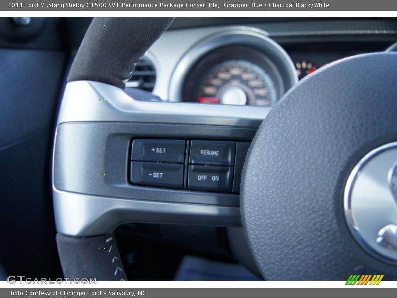 Controls of 2011 Mustang Shelby GT500 SVT Performance Package Convertible