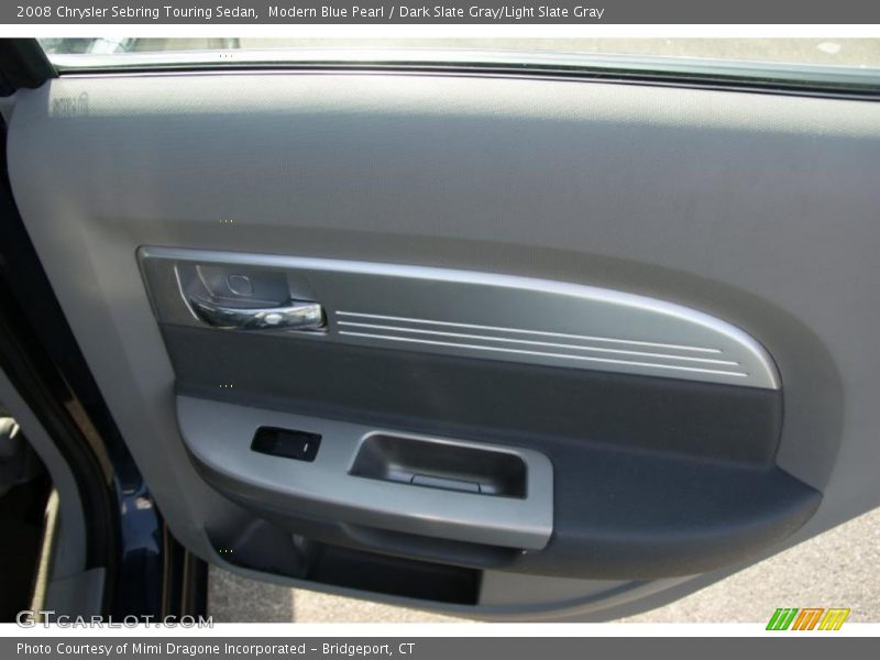 Modern Blue Pearl / Dark Slate Gray/Light Slate Gray 2008 Chrysler Sebring Touring Sedan