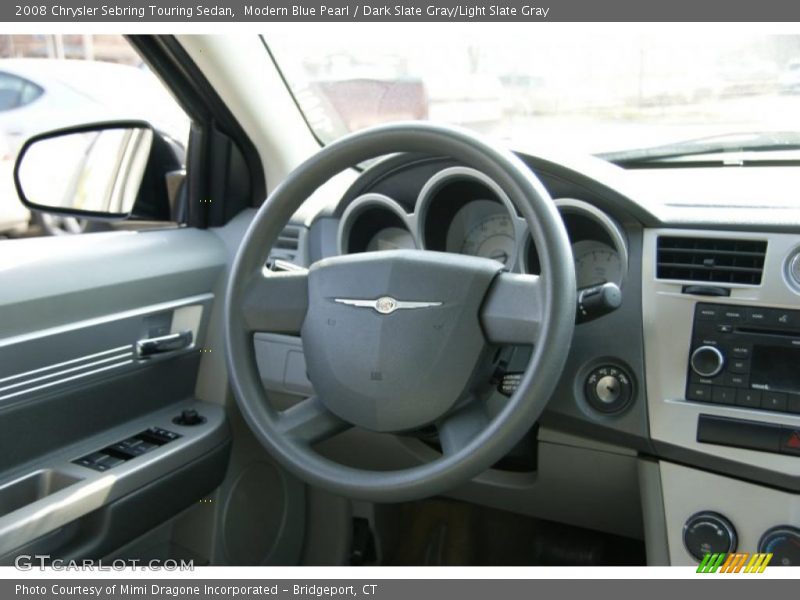 Modern Blue Pearl / Dark Slate Gray/Light Slate Gray 2008 Chrysler Sebring Touring Sedan