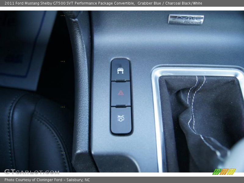Controls of 2011 Mustang Shelby GT500 SVT Performance Package Convertible