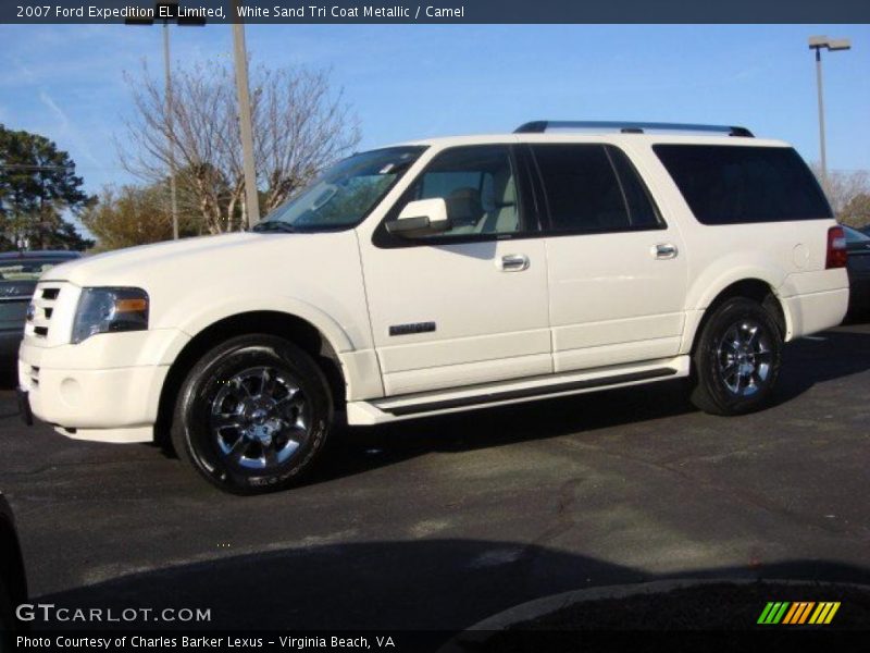 White Sand Tri Coat Metallic / Camel 2007 Ford Expedition EL Limited