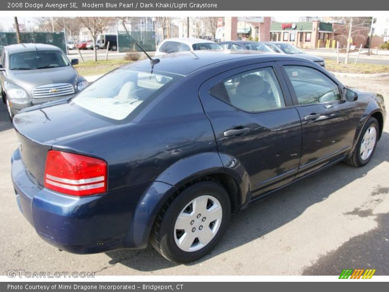 Modern Blue Pearl / Dark Khaki/Light Graystone 2008 Dodge Avenger SE