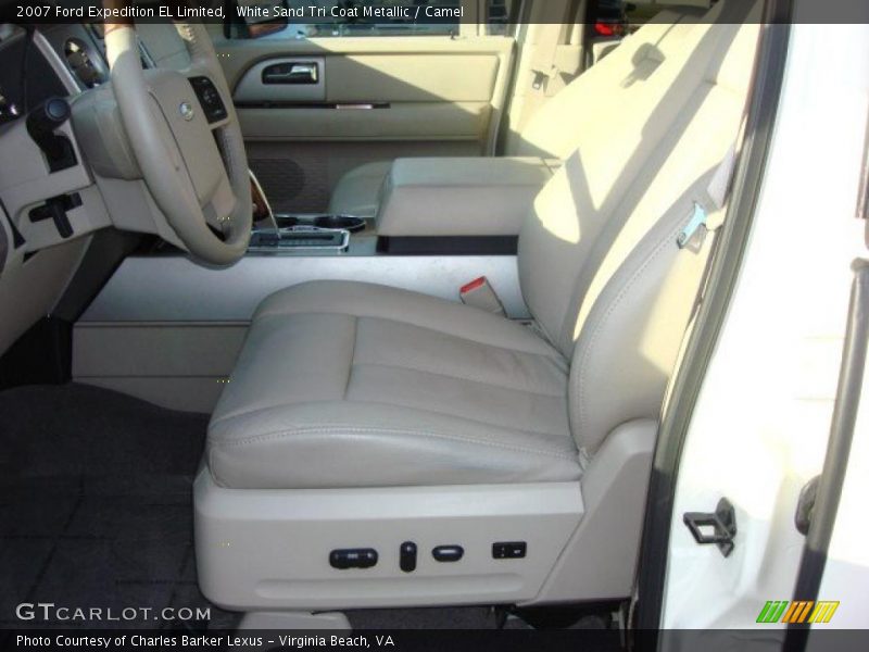 White Sand Tri Coat Metallic / Camel 2007 Ford Expedition EL Limited