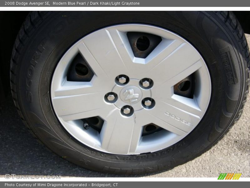 Modern Blue Pearl / Dark Khaki/Light Graystone 2008 Dodge Avenger SE