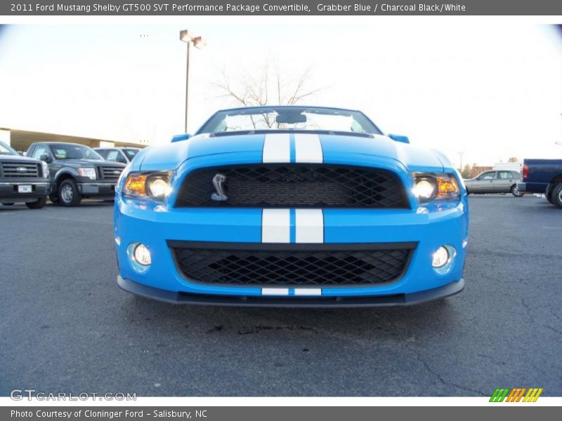  2011 Mustang Shelby GT500 SVT Performance Package Convertible Grabber Blue