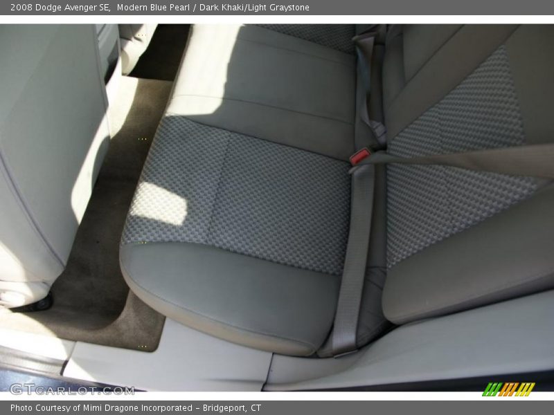 Modern Blue Pearl / Dark Khaki/Light Graystone 2008 Dodge Avenger SE