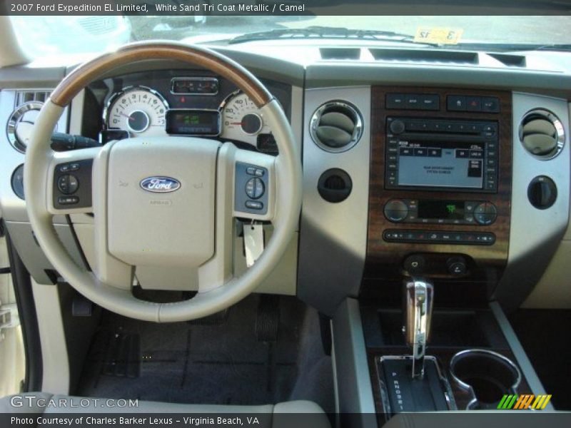 White Sand Tri Coat Metallic / Camel 2007 Ford Expedition EL Limited