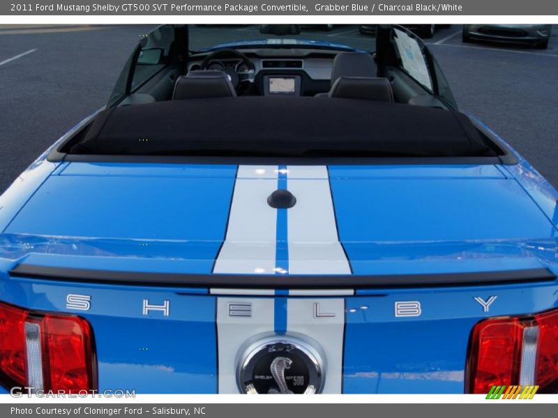  2011 Mustang Shelby GT500 SVT Performance Package Convertible Logo