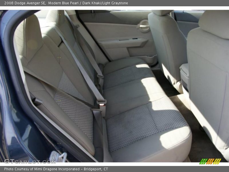 Modern Blue Pearl / Dark Khaki/Light Graystone 2008 Dodge Avenger SE