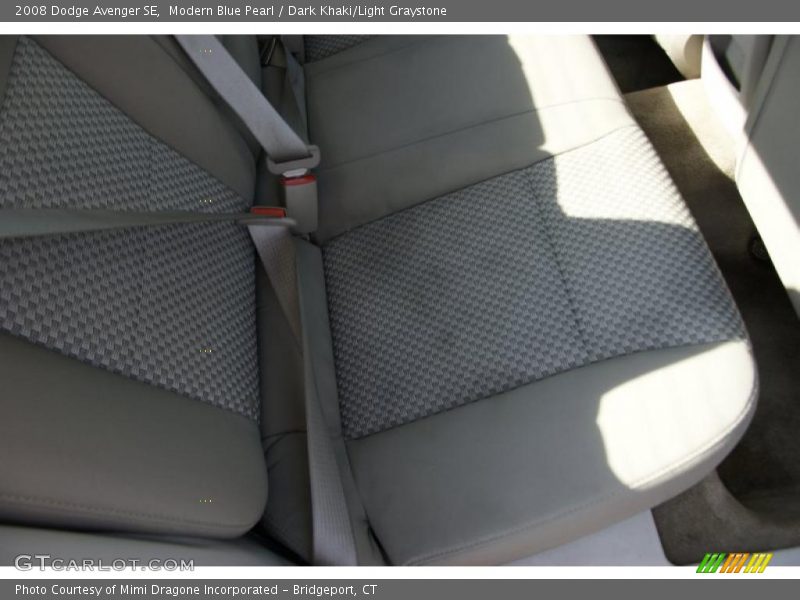 Modern Blue Pearl / Dark Khaki/Light Graystone 2008 Dodge Avenger SE
